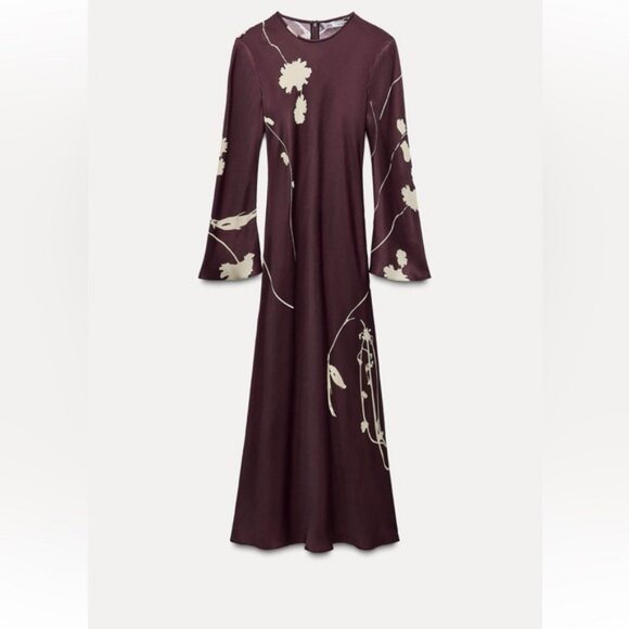 ZARA PRINTED DRESS ZW COLLECTION - Picture 1 of 6